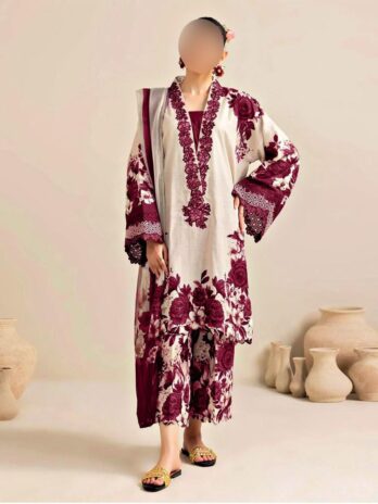 Shamoz Silk Ladies 3 Piece Suit – Premium Quality | Elegant Designs