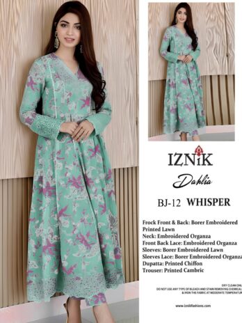🔥 Iznik Baroque Gala Daman Design | Super Whole Sale | Ibraheem Fashion 3Pc Suit